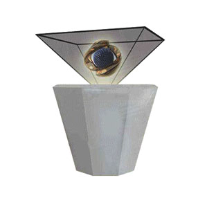 27 inch Holographic display 360 degrees .